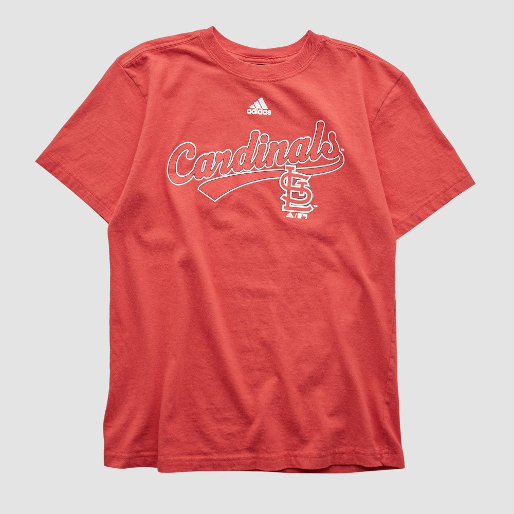 St. Louis Cardinals Adidas T-shirt - Red - Vintage T-shirts