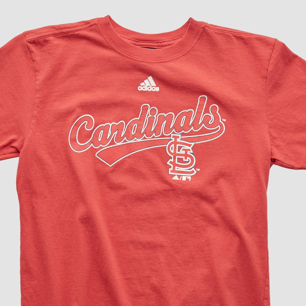 St. Louis Cardinals Adidas T-shirt - Red - Vintage T-shirts
