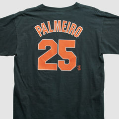 Baltimore Orioles Majestic 2000s T-shirt - Black - XVintage T-shirts