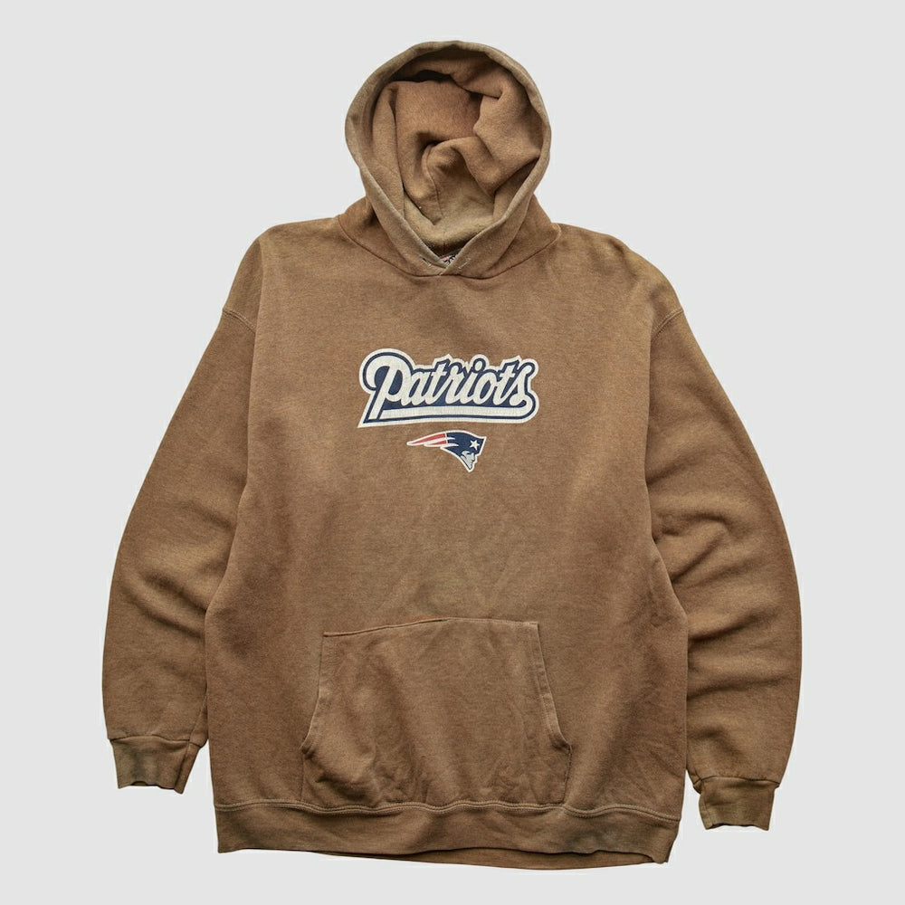 New England Patriots NFL 2000s Hooded Pullover Sweatshirt - Clay Pullover