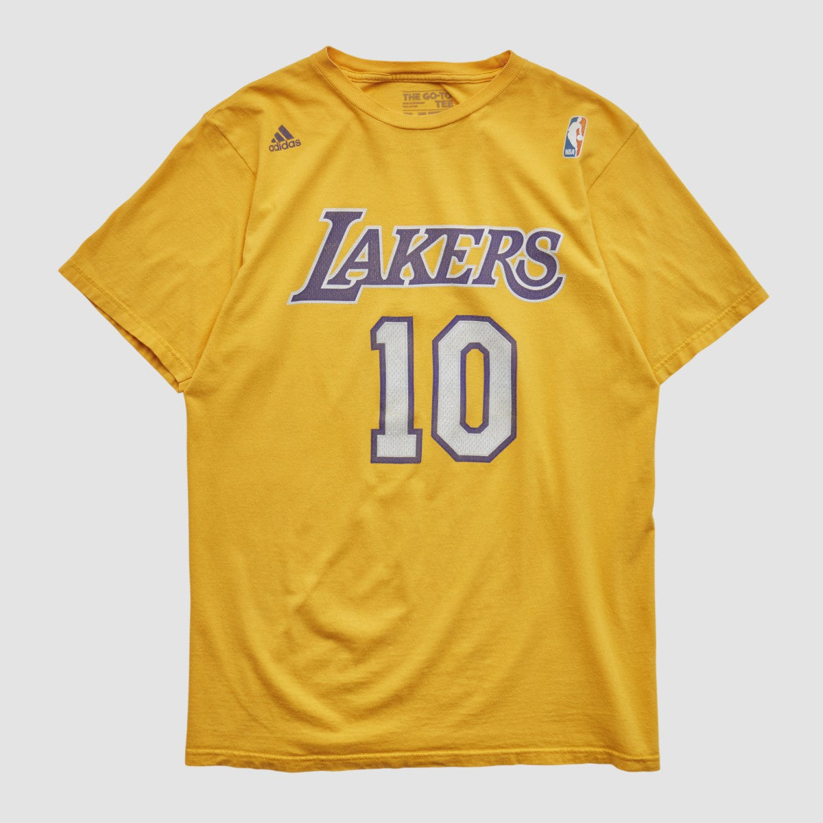 Los Angeles Lakers 2010s T-shirt Yellow Vintage - Adidas