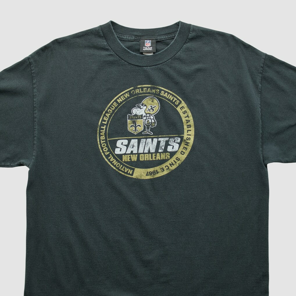 New Orleans Saints NFL 2010s T-shirt - Black T-shirts