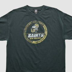 New Orleans Saints NFL 2010s T-shirt - Black T-shirts
