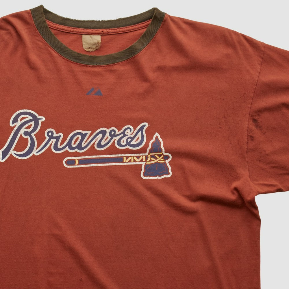 Atlanta Braves 2000s T-shirt - Red - XVintage T-shirts