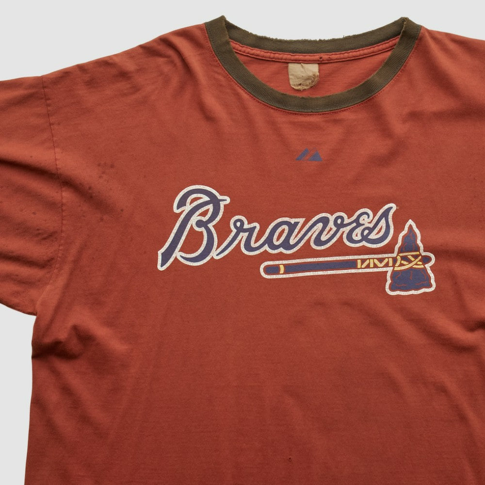 Atlanta Braves 2000s T-shirt - Red - XVintage T-shirts