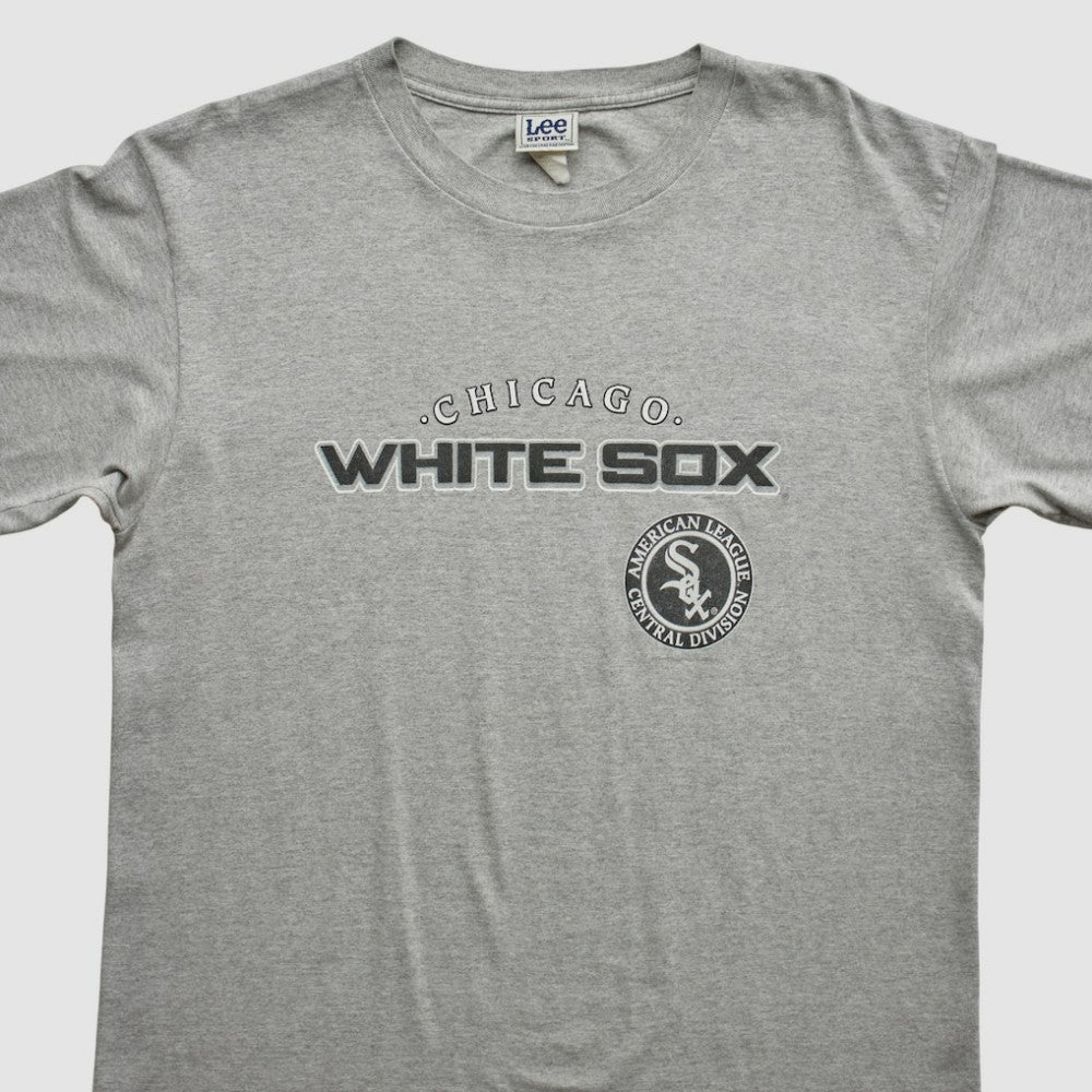 Chicago White Sox Lee Apparel 2000s T-shirt - Heather Gray - Vintage T-shirts