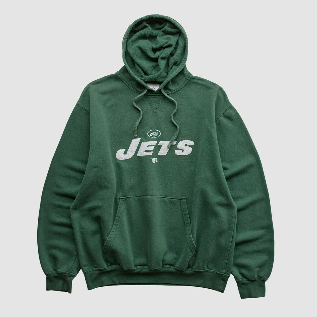 New York Jets NFL 2000s Hooded Pullover Sweatshirt - Green Pullover