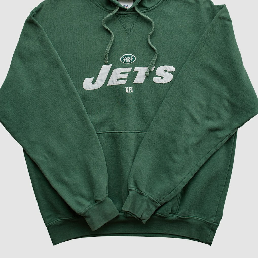 New York Jets NFL 2000s Hooded Pullover Sweatshirt - Green Pullover