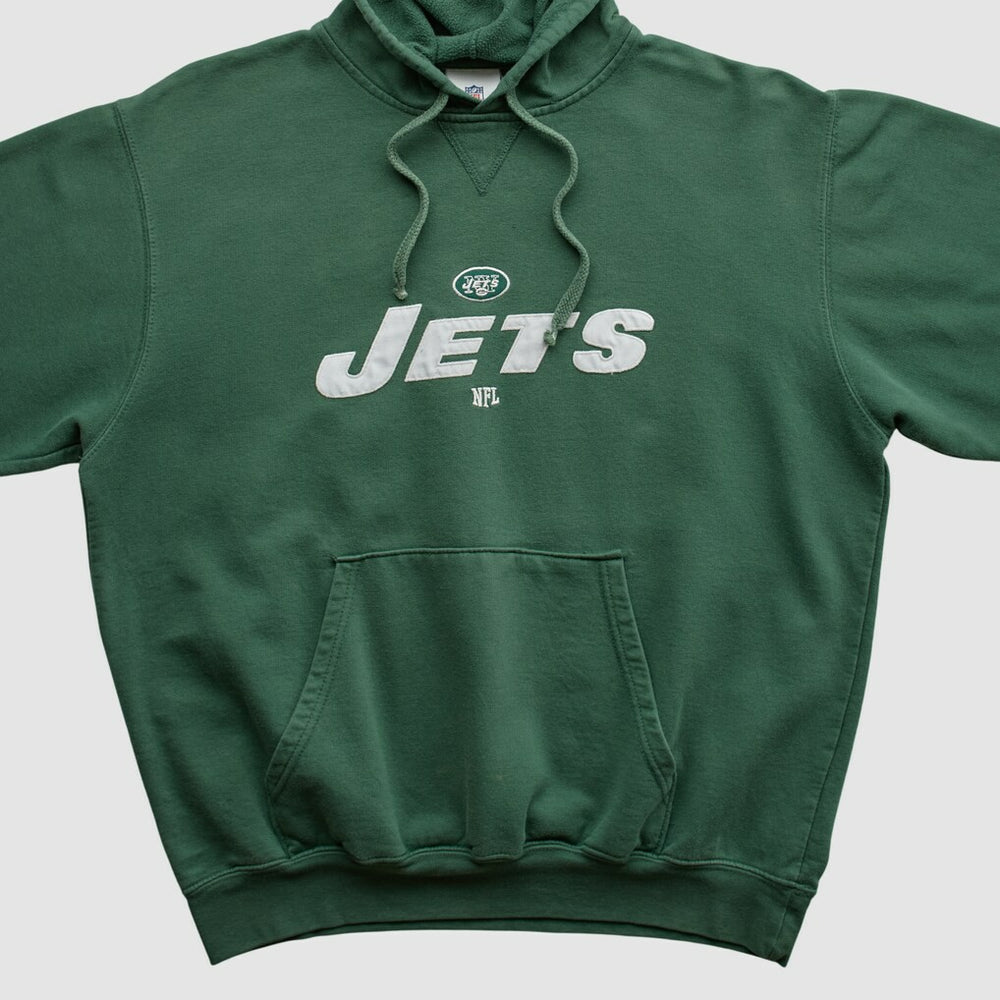 New York Jets NFL 2000s Hooded Pullover Sweatshirt - Green Pullover