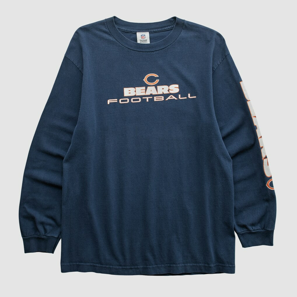 Chicago Bears NFL 2010s Long Sleeve T-shirt - Navy T-shirts