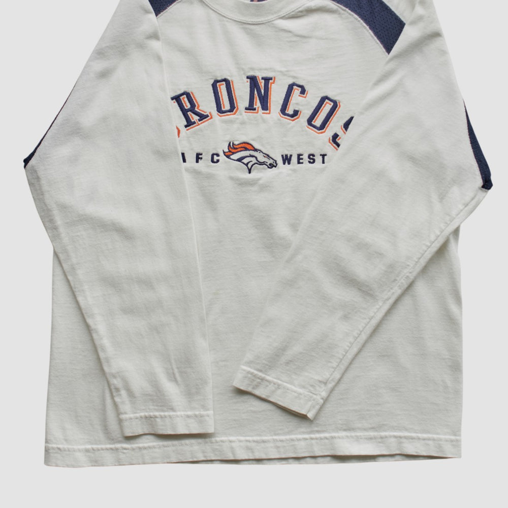 Denver Broncos CSA 90s Long Sleeve T-shirt - White T-shirts