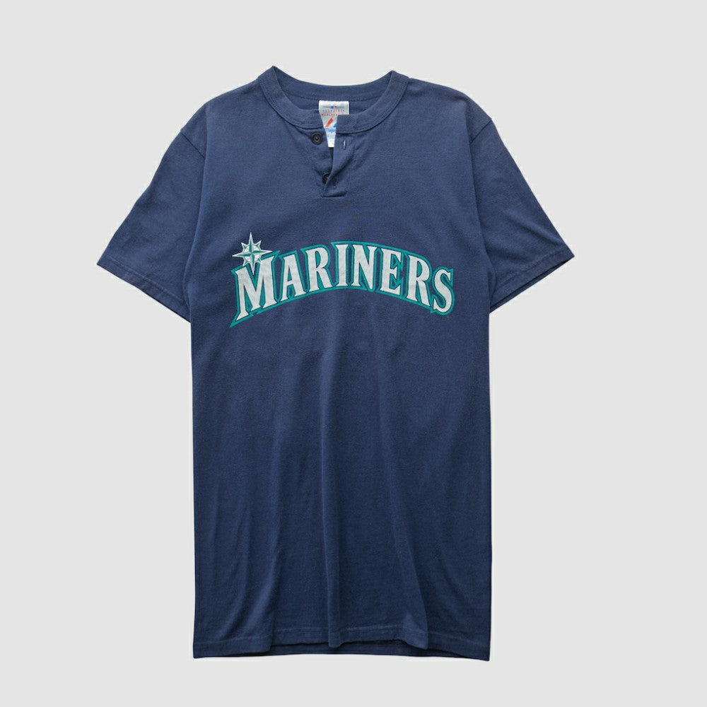 Seattle Mariners Genuine Merchandise 2000s T-shirt - Navy - XVintage T-shirts
