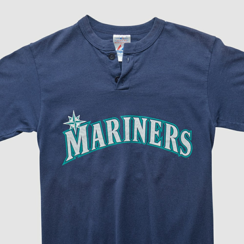 Seattle Mariners Genuine Merchandise 2000s T-shirt - Navy - XVintage T-shirts