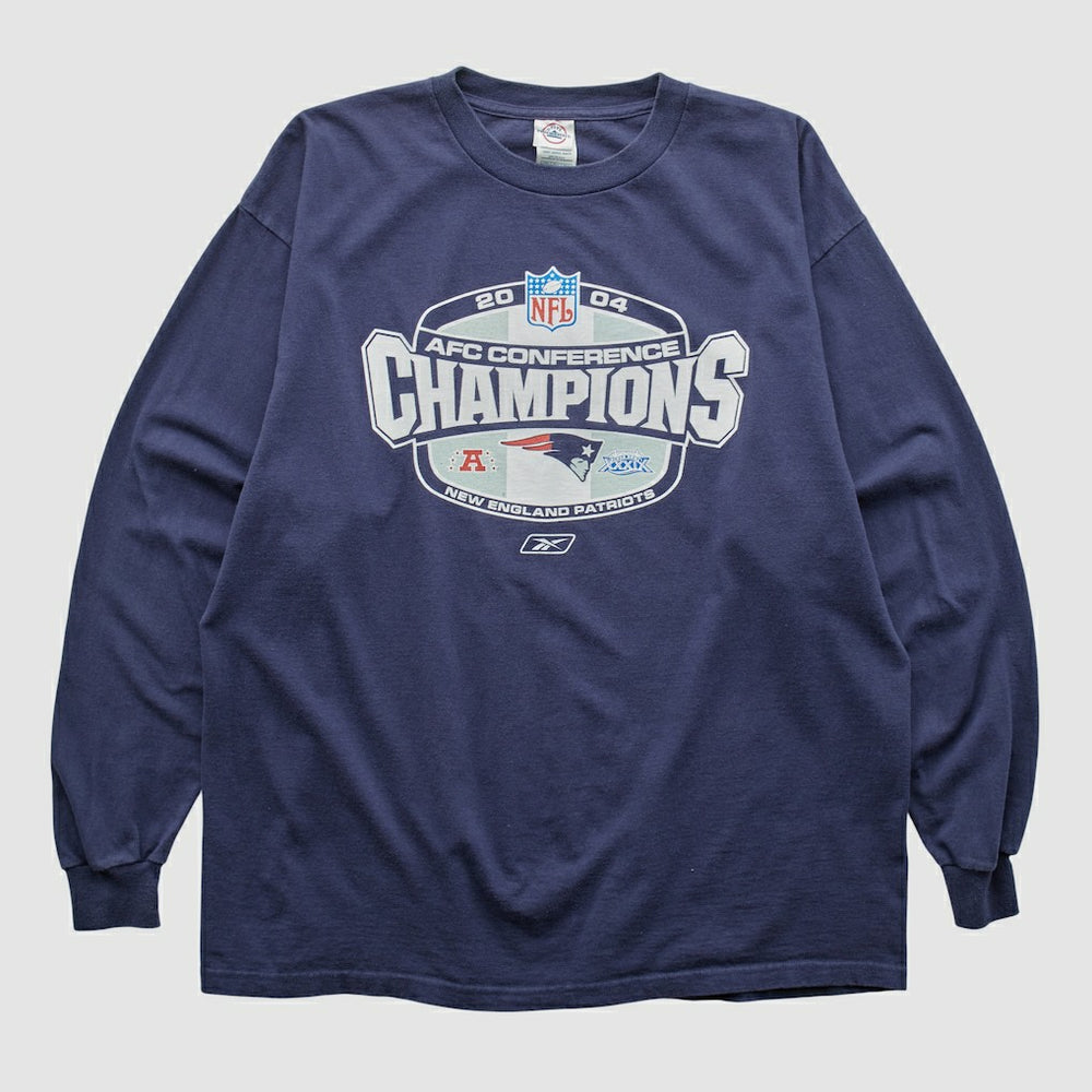 New England Patriots Delta 2004 Long Sleeve T-shirt - Navy T-shirts