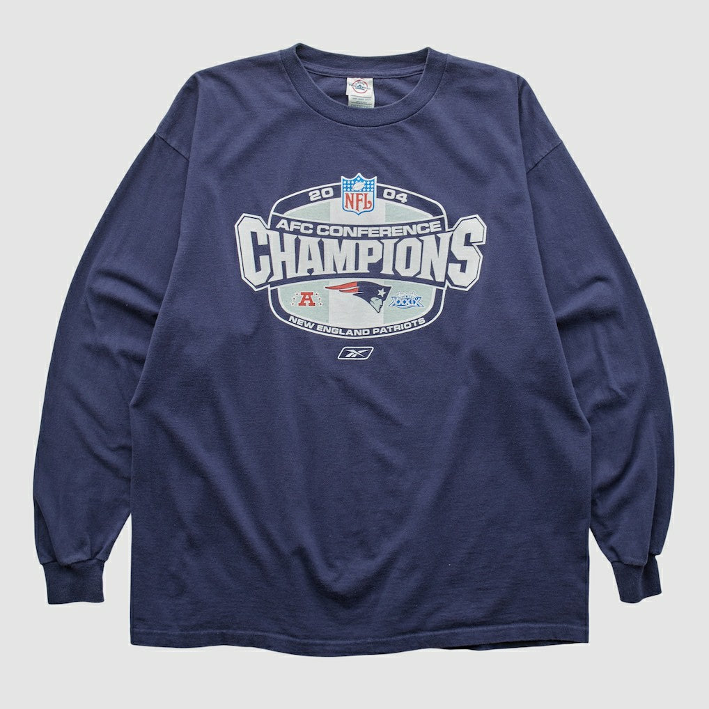 New England Patriots Delta 2004 Long Sleeve T-shirt - Navy T-shirts