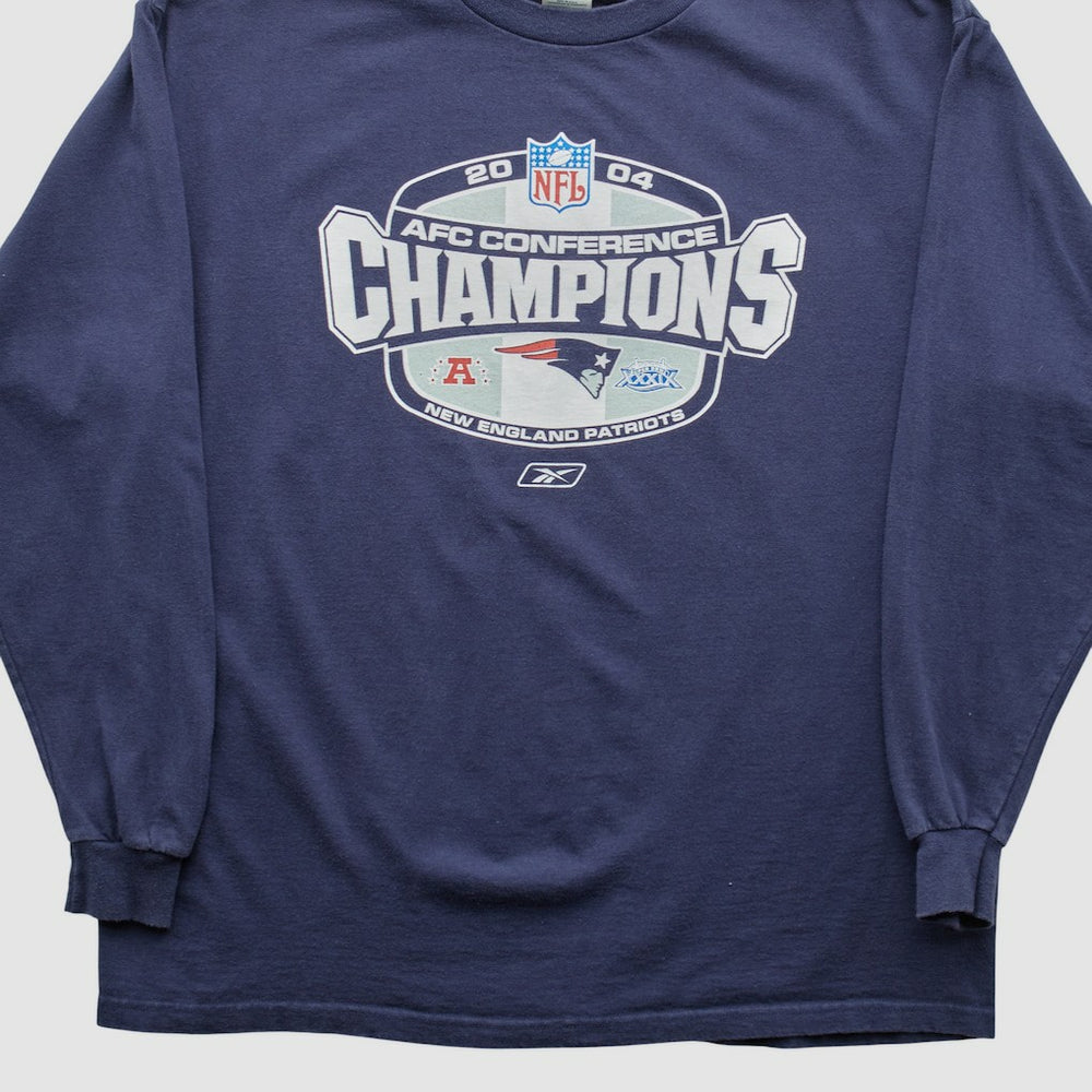 New England Patriots Delta 2004 Long Sleeve T-shirt - Navy T-shirts