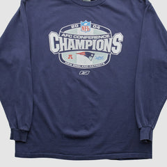 New England Patriots Delta 2004 Long Sleeve T-shirt - Navy T-shirts
