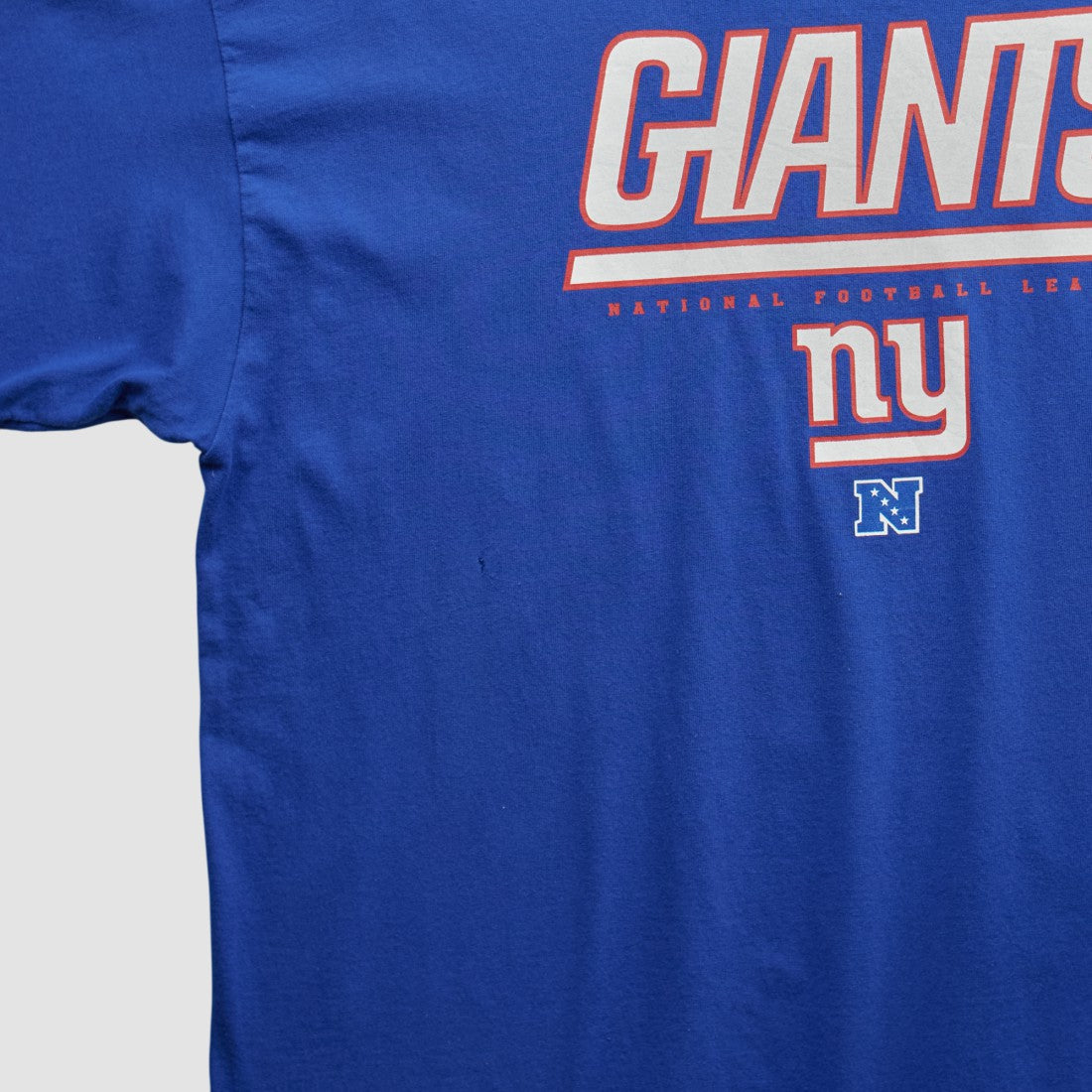 New York Giants NFL 2010s Long Sleeve T-shirt - Blue T-shirts