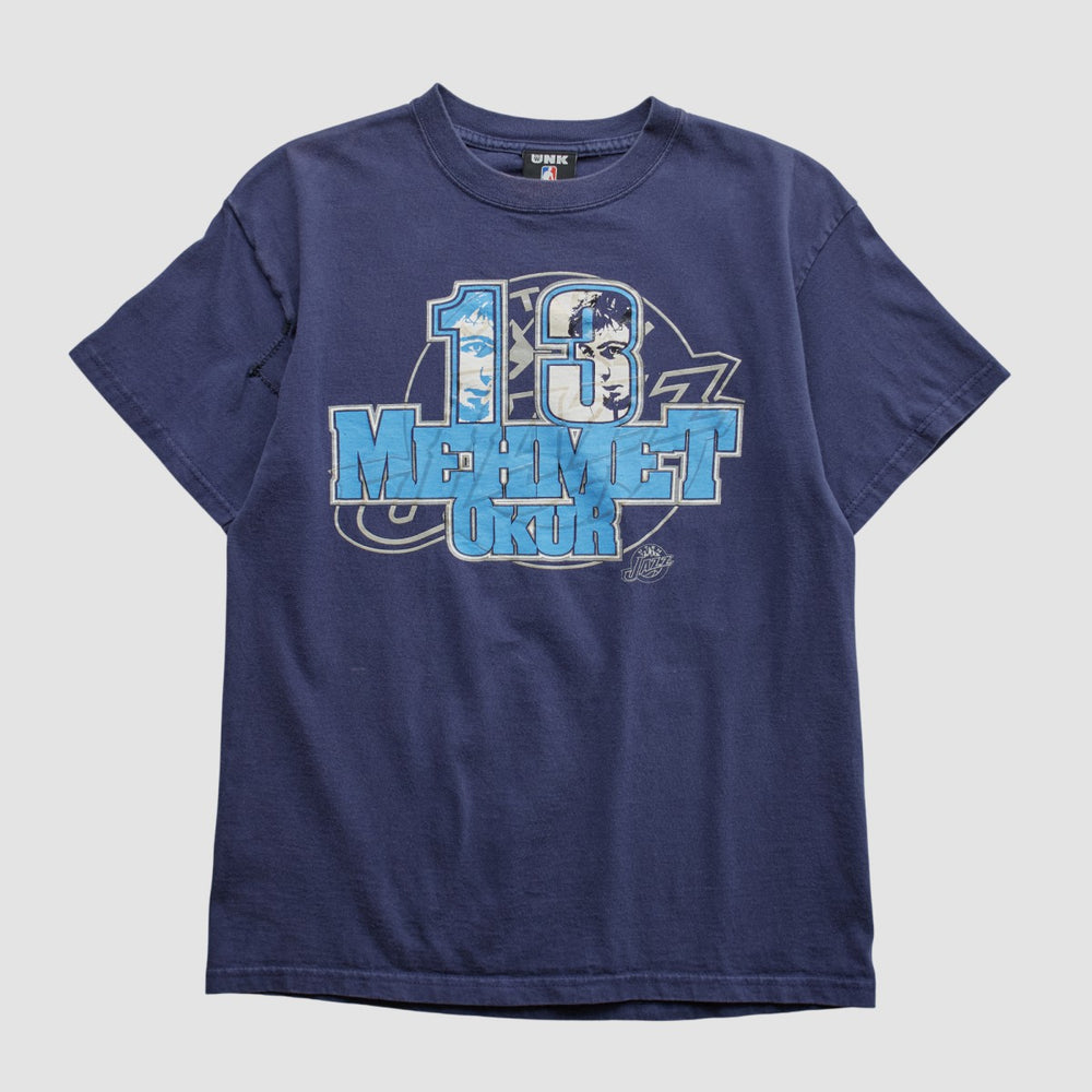 Mehmet Okur UNK 2000s T-shirt Navy Vintage - Vintage