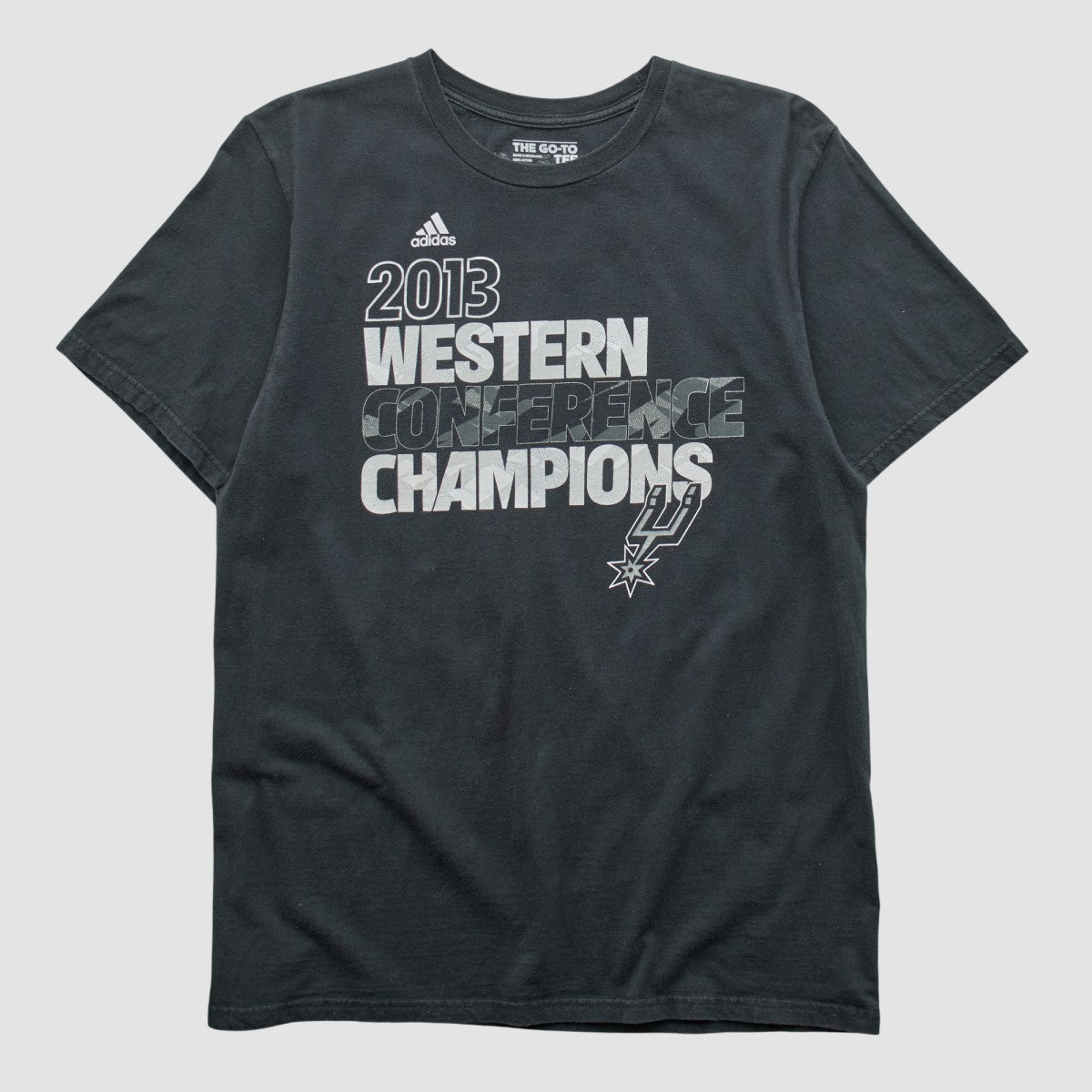 San Antonio Spurs 2013 T-shirt Black Vintage - Adidas