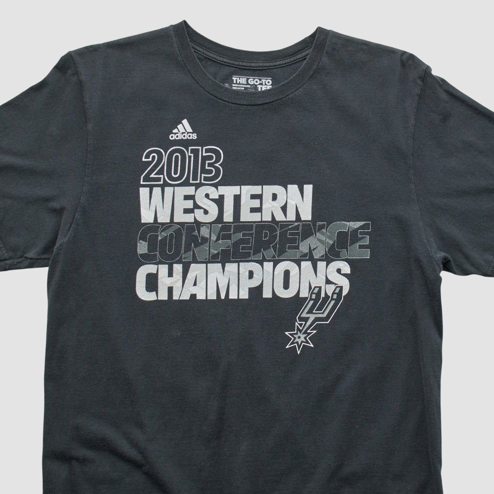 San Antonio Spurs 2013 T-shirt Black Vintage - Adidas
