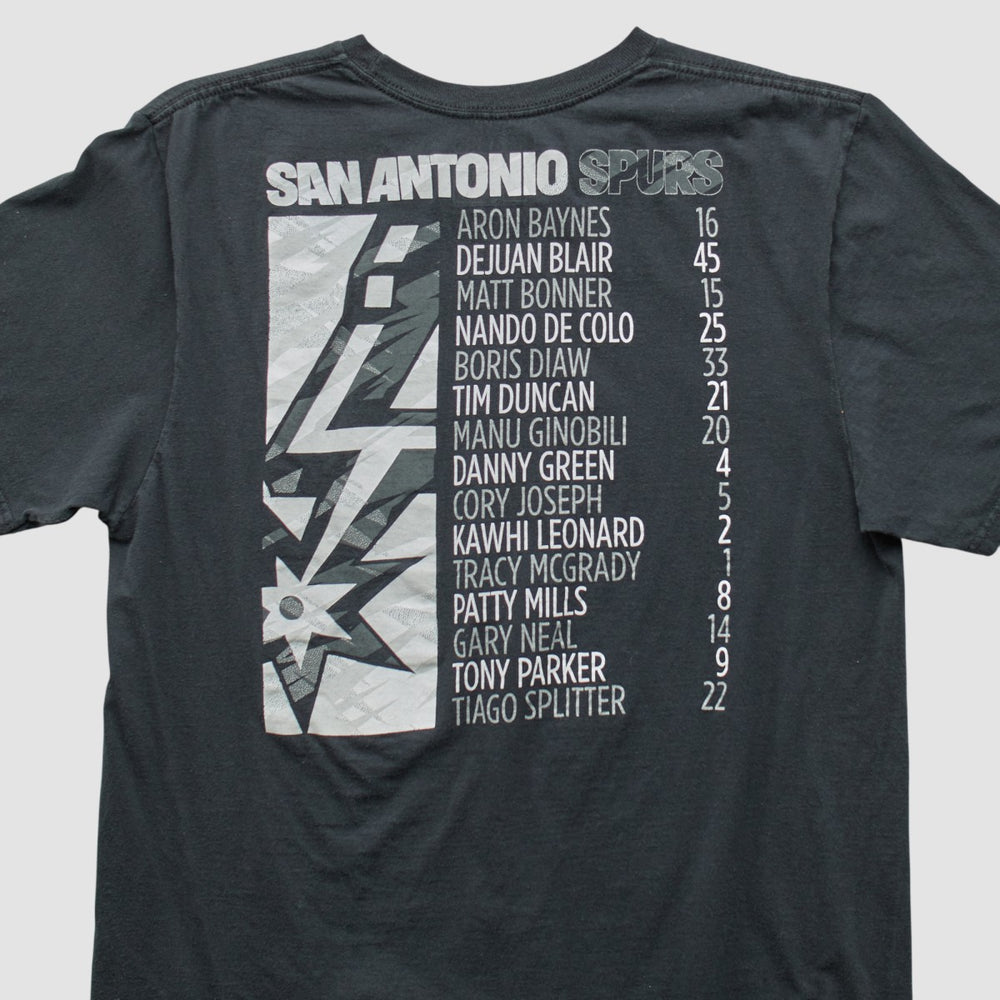 San Antonio Spurs 2013 T-shirt Black Vintage - Adidas