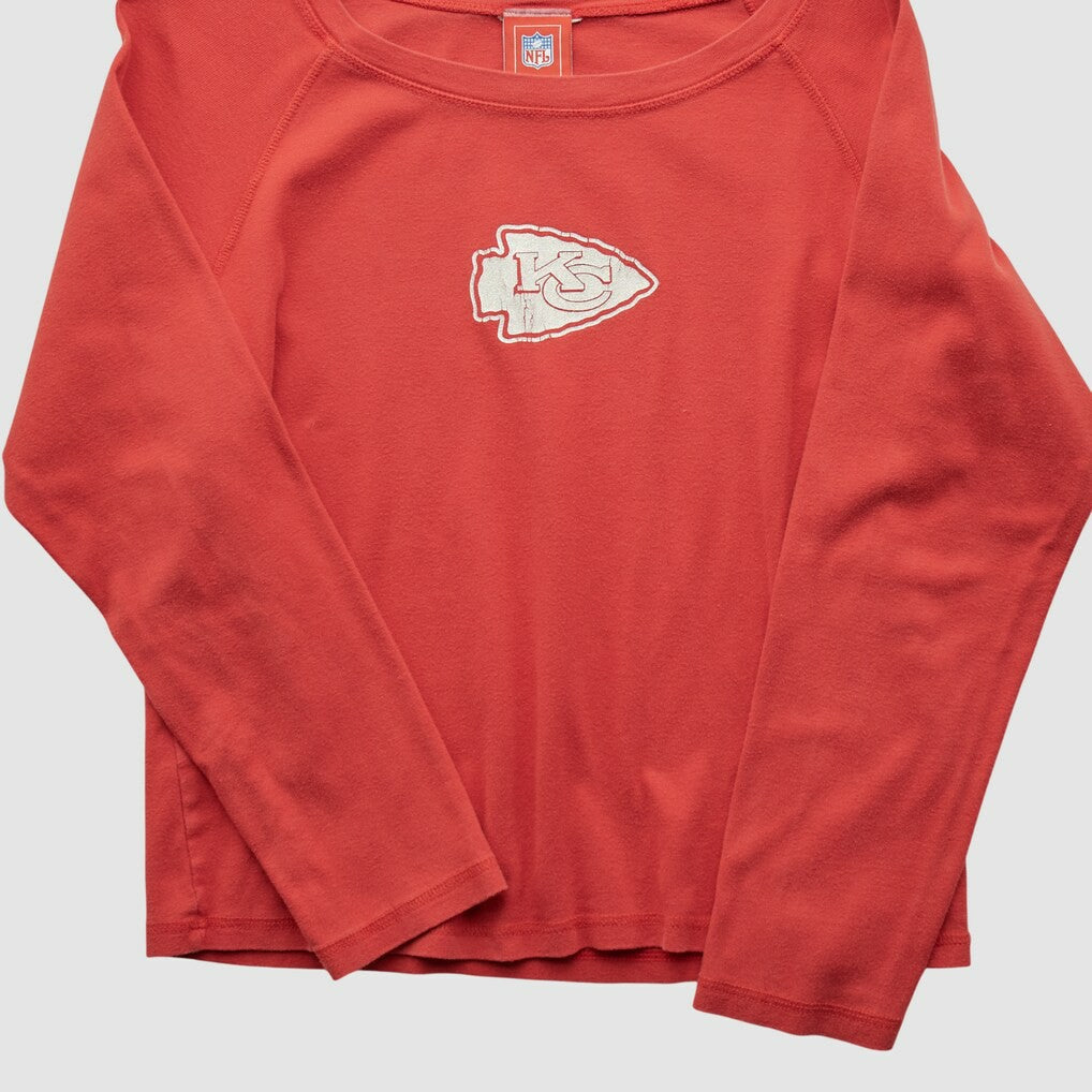 Kansas City Chiefs NFL 2000s Long Sleeve T-shirt - Red T-shirts