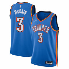 Jared McCain Oklahoma City Thunder Unisex Swingman Jersey Icon Edition Blue - Nike