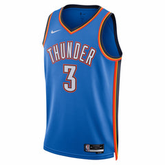 Jared McCain Oklahoma City Thunder Unisex Swingman Jersey Icon Edition Blue - Nike