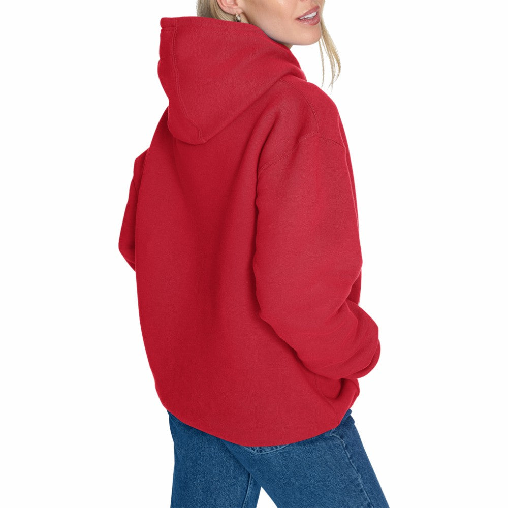 Cincinnati Reds Starter Women's Lace Team Lockup Fleece Hoodie - Red Hoodies