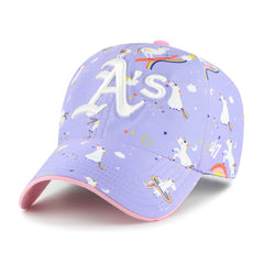 Athletics '47 Girls Youth Unicorn Clean Up Adjustable Hat - Lavender Hats