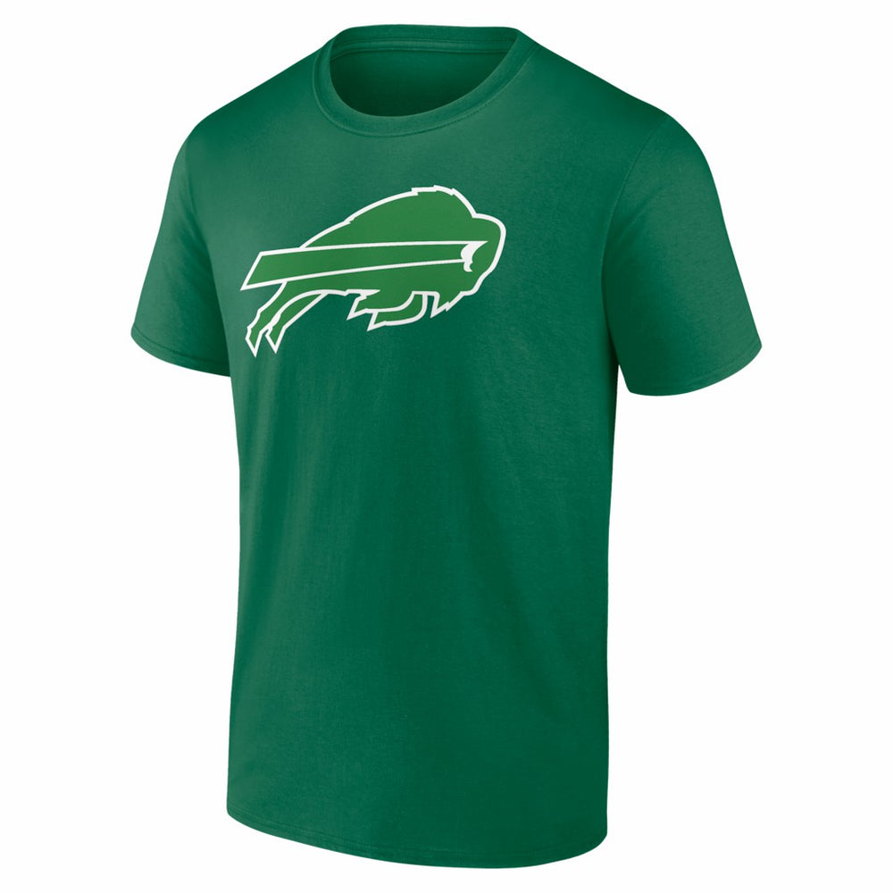 Josh Allen Buffalo Bills St. Patrick's Day Icon Name & Number T-Shirt - Green T-shirts