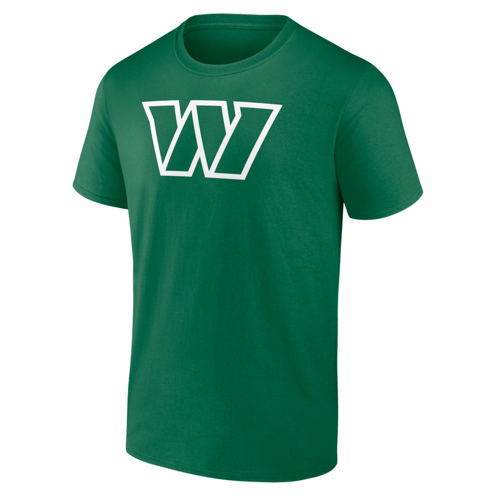 Jayden Daniels Washington Commanders St. Patrick's Day Icon Name & Number T-Shirt - Green T-shirts