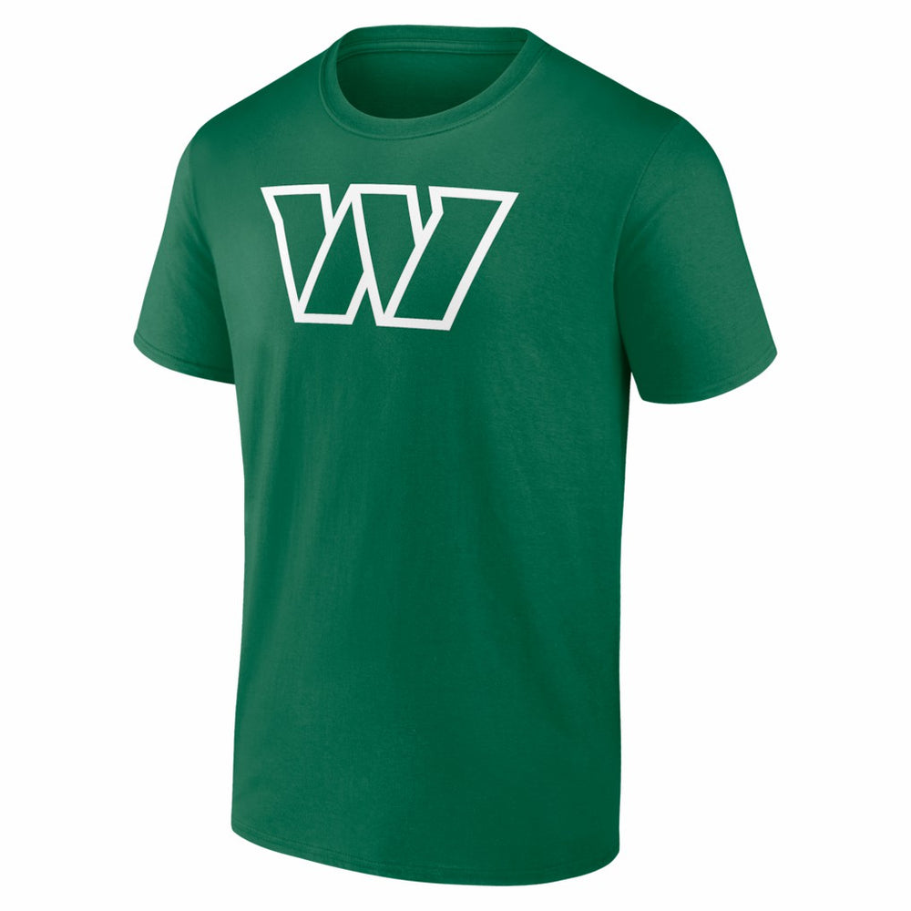 Jayden Daniels Washington Commanders St. Patrick's Day Icon Name & Number T-Shirt - Green T-shirts