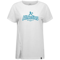 Athletics Levelwear Women's Blue Haven Influx Cornerstone T-Shirt - White T-shirts