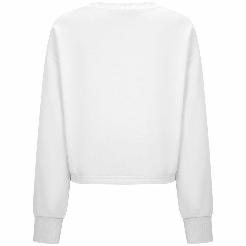 Milwaukee Brewers Levelwear Women's Judd Cornerstone Cropped Sweatshirt - White Sweatshirts