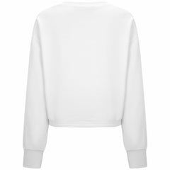 Detroit Tigers Levelwear Women's Judd Cornerstone Cropped Sweatshirt - White Sweatshirts