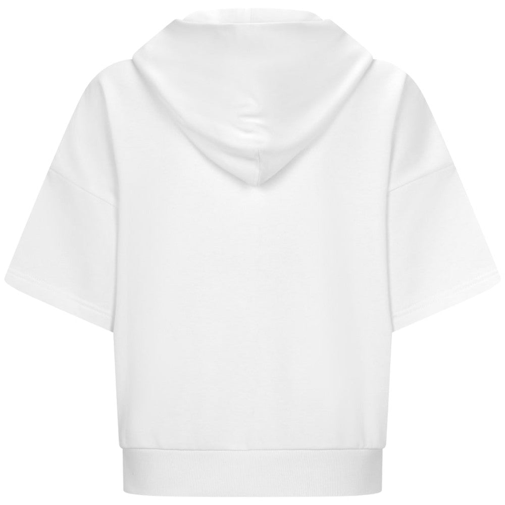 San Francisco Giants Levelwear Women's Amber Short Sleeve Cornerstone Hoodie - White Hoodies