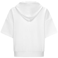 Kansas City Royals Levelwear Women's Amber Short Sleeve Cornerstone Hoodie - White Hoodies