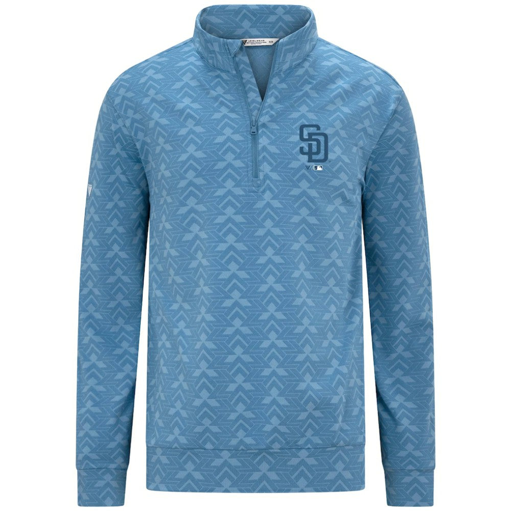 San Diego Padres Levelwear Chameleon Quarter-Zip Pullover - Blue Pullover