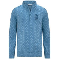 San Diego Padres Levelwear Chameleon Quarter-Zip Pullover - Blue Pullover