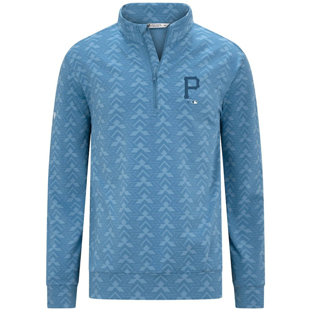 Pittsburgh Pirates Levelwear Chameleon Quarter-Zip Pullover - Blue Pullover