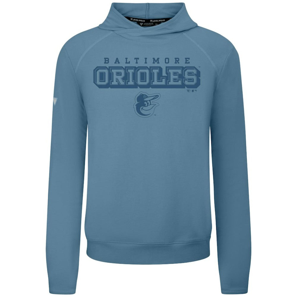 Baltimore Orioles Levelwear Mandate Tri-Blend Hoodie - Blue Hoodies
