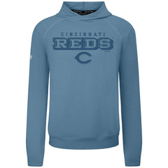 Cincinnati Reds Levelwear Mandate Tri-Blend Hoodie - Blue Hoodies