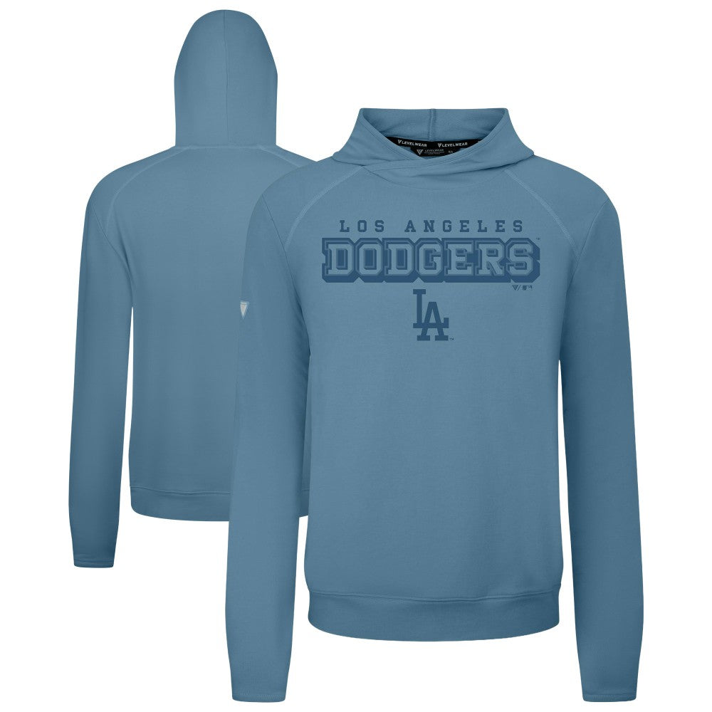 Los Angeles Dodgers Levelwear Mandate Tri-Blend Hoodie - Blue Hoodies