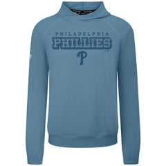 Philadelphia Phillies Levelwear Mandate Tri-Blend Hoodie - Blue Hoodies
