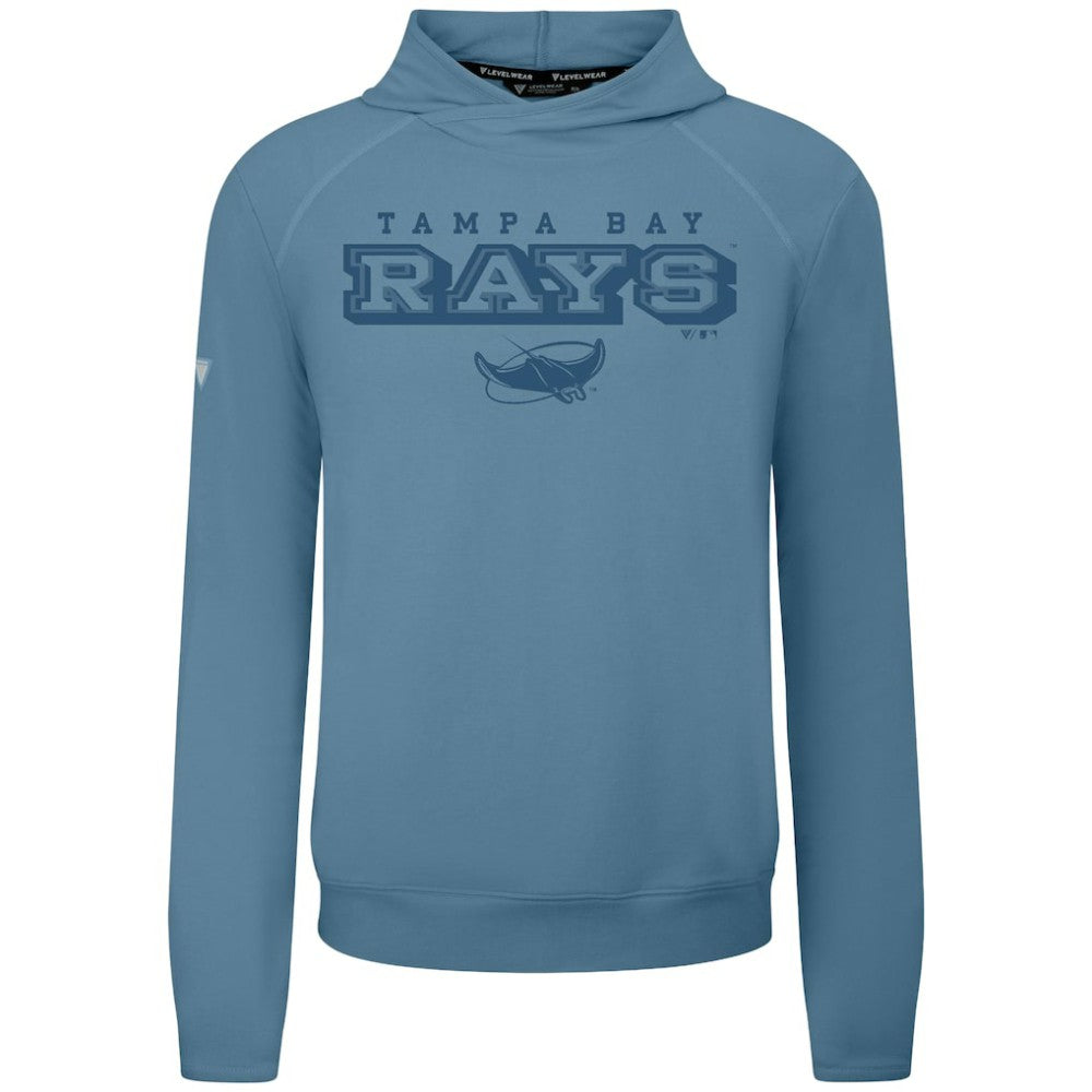 Tampa Bay Rays Levelwear Mandate Tri-Blend Hoodie - Blue Hoodies