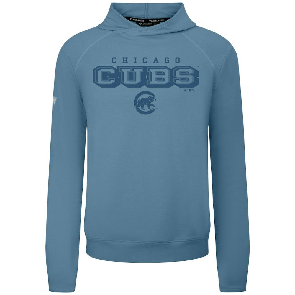 Chicago Cubs Levelwear Mandate Tri-Blend Hoodie - Blue Hoodies