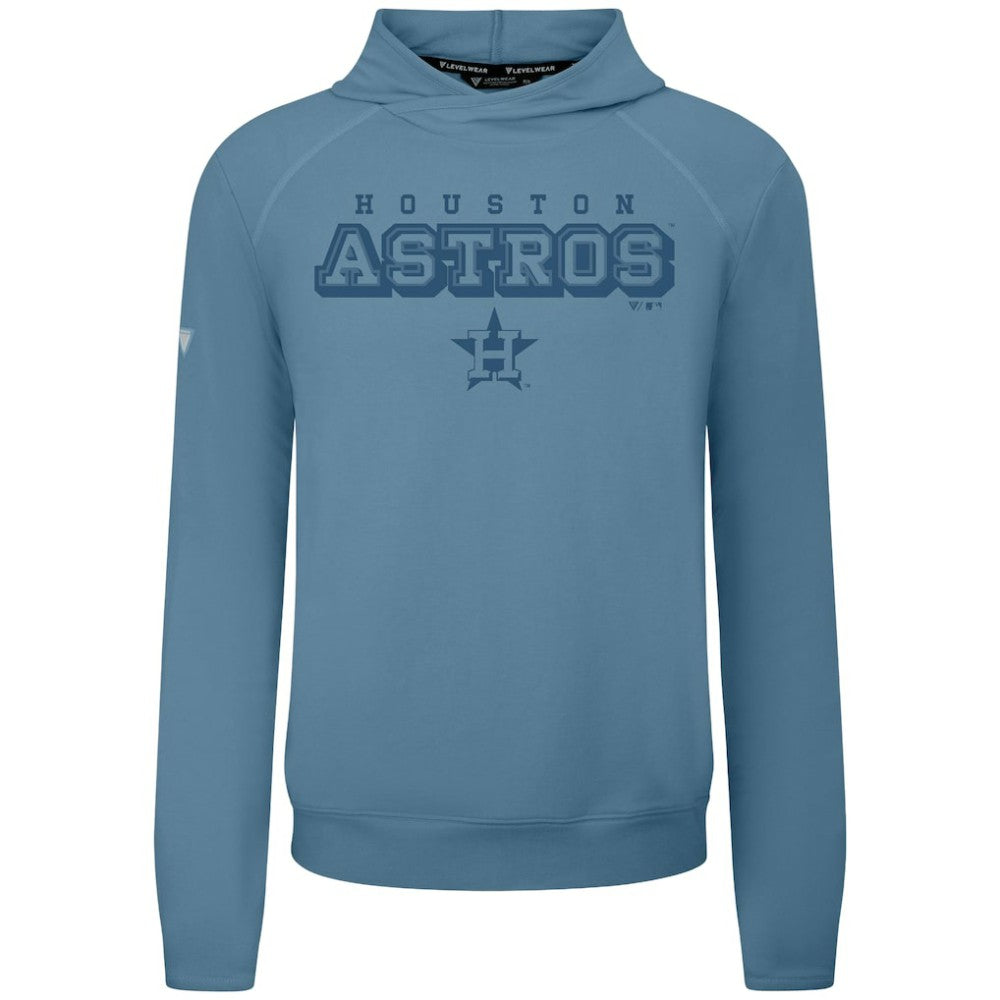 Houston Astros Levelwear Mandate Tri-Blend Hoodie - Blue Hoodies