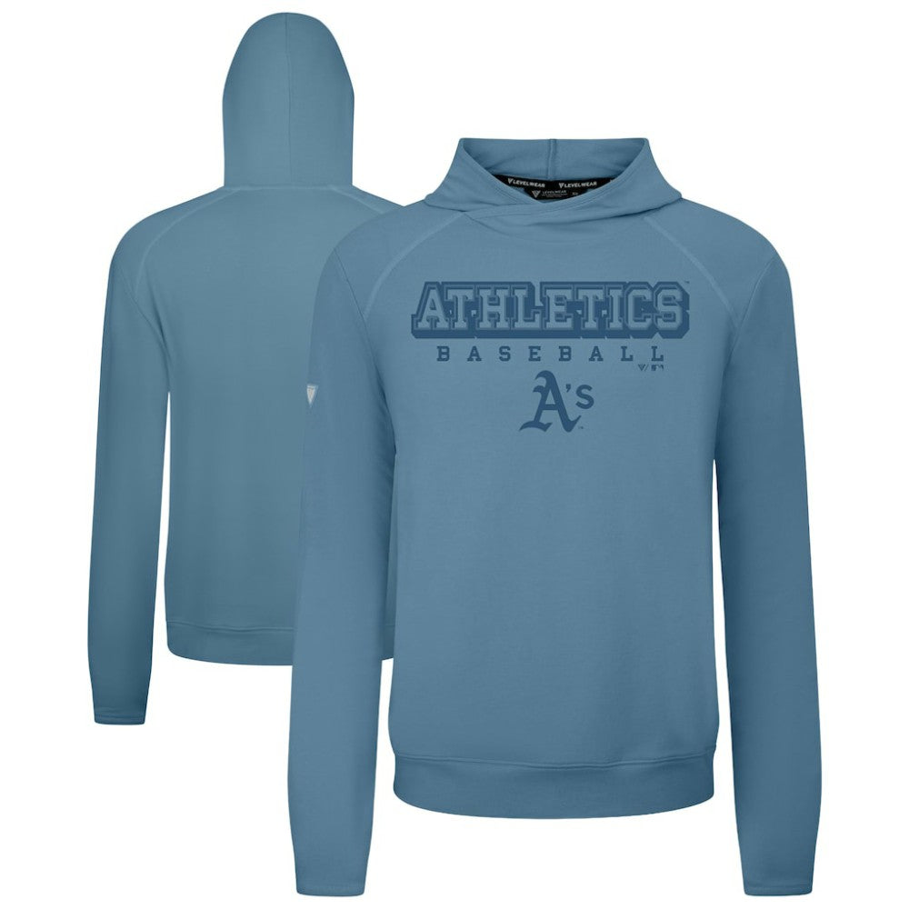 Athletics Levelwear Mandate Tri-Blend Hoodie - Blue Hoodies